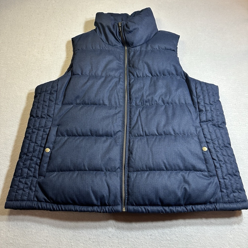 Old Navy Puffer Vest Womens XXL Blue Sleeveless Zip Front Quilted - Picture 1 of 9
